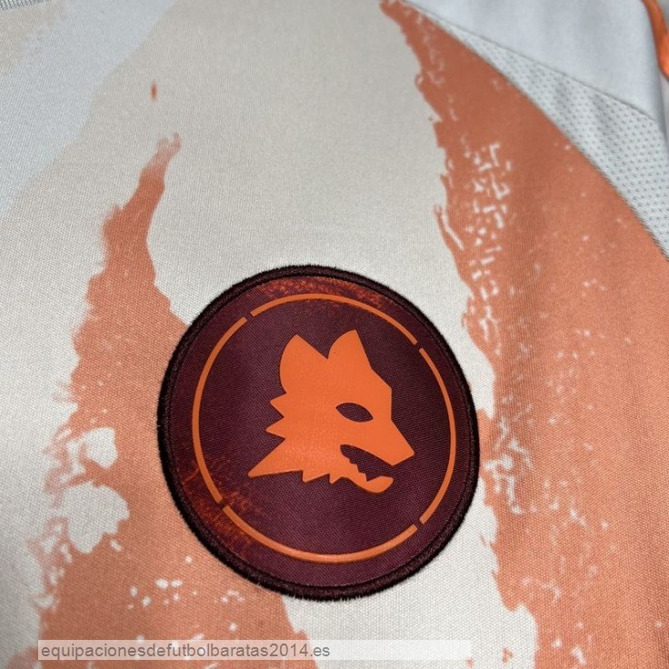 Nuevo Tailandia 2ª Camiseta As Roma 24/25 Blanco Baratas